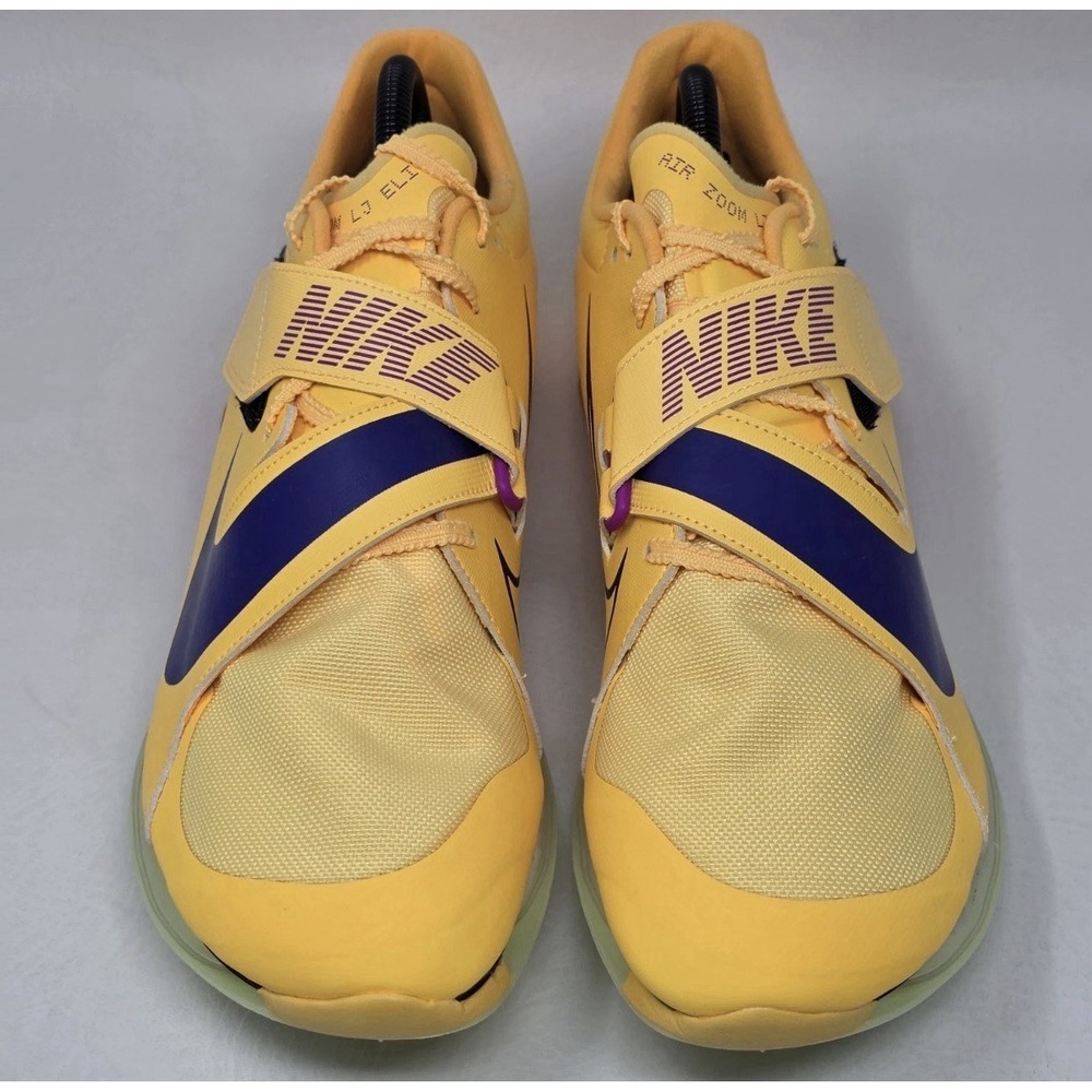 Nike Long Jump Elite Men Size 10 Citron Pulse Indigo Burst Yellow FZ9326-800 - Picture 6 of 10